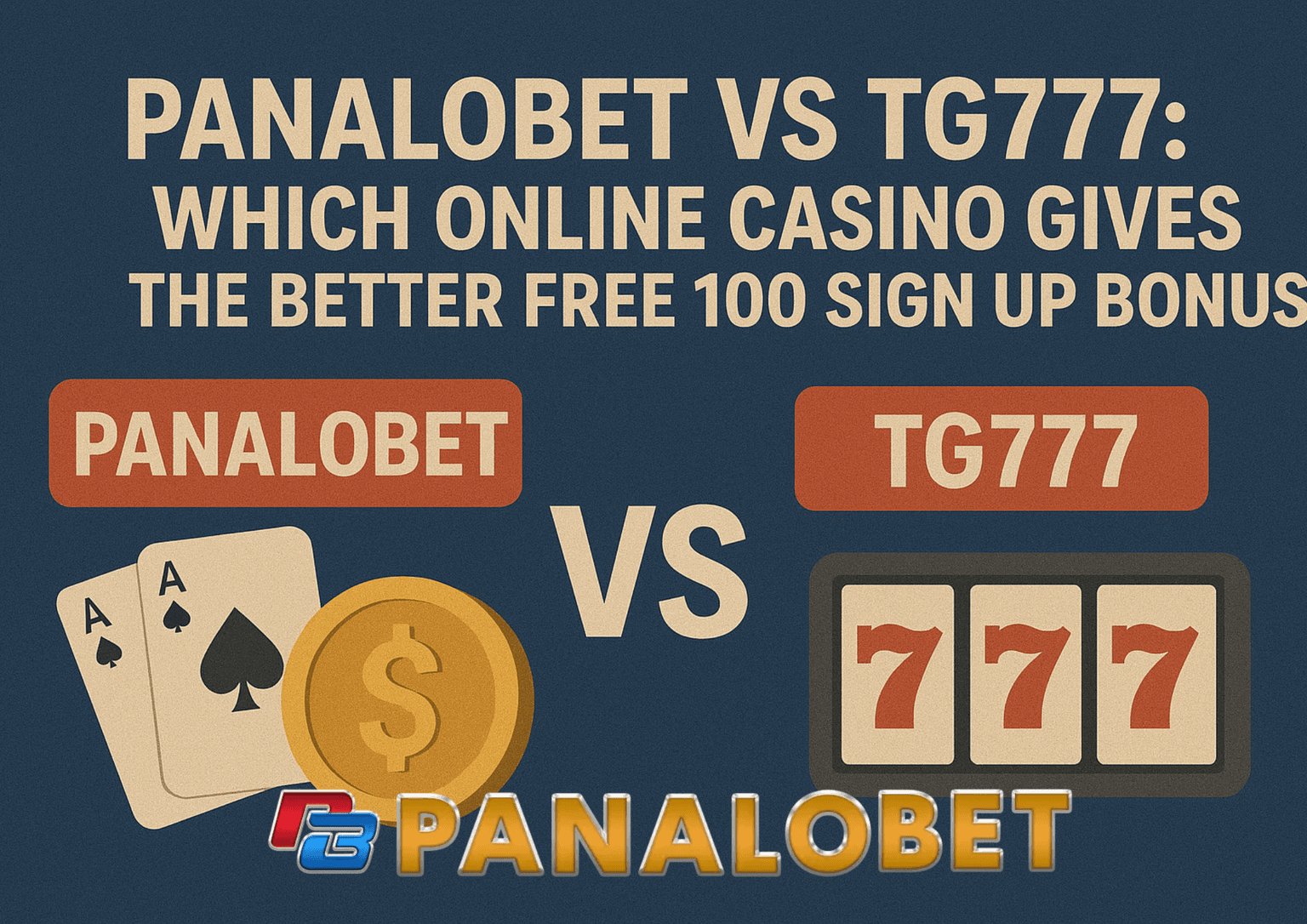 Panalobet vs TG777: Best FREE 100% Sign Up Bonuses Compared